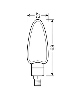 Kierunkowskazy Led Lampa Arrow [21W] czarne