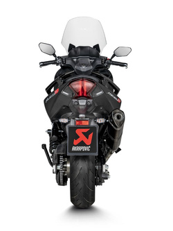 Pełny układ wydechowy Akrapovič Racing Line Sym Maksym TL (20) [czarna stal nierdzewna/ włókno węglowe]