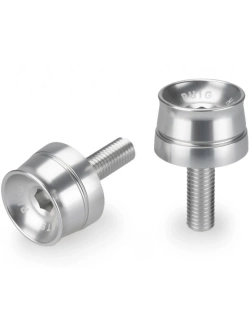 Końcówki kierownicy PUIG BMW F900R/ R1200R/ R1250R/ S1000 XR/ R srebrne [krótkie]