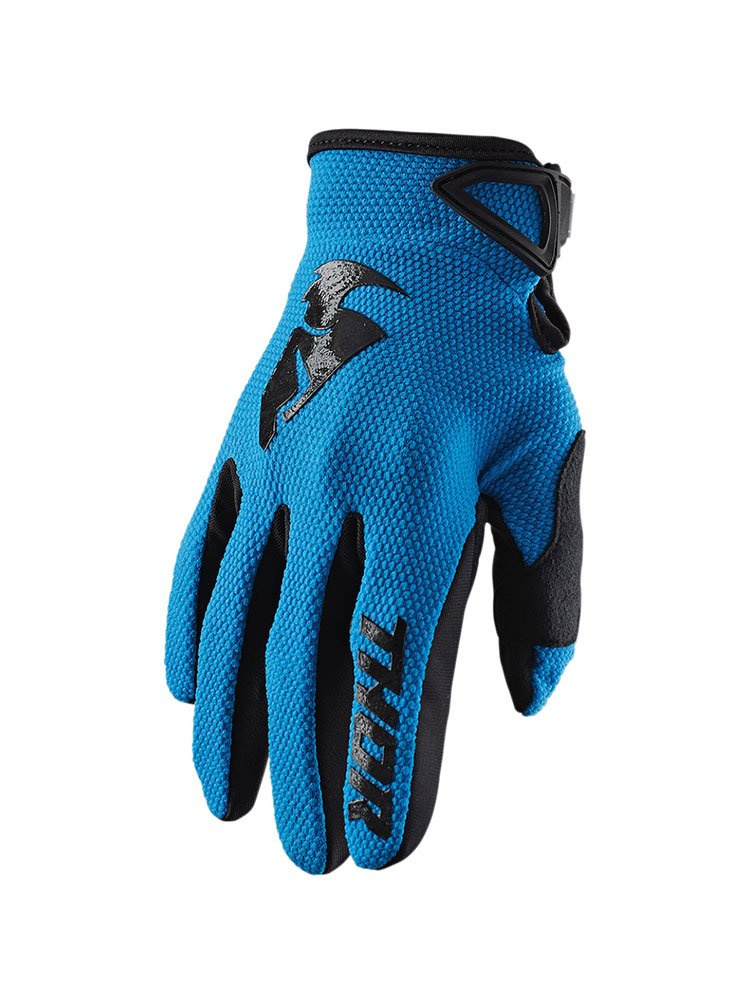 Rękawice cross Thor Sector niebieskie