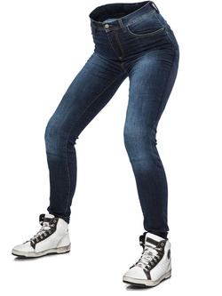 Jeansy motocyklowe damskie City Nomad Jennifer ciemnoniebieskie