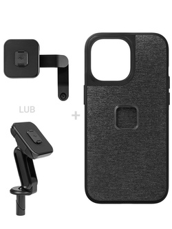 Zestaw na motocykl: etui Peak Design Mobile Everyday do modelu iPhone 14 Pro Max + mocowanie motocyklowe