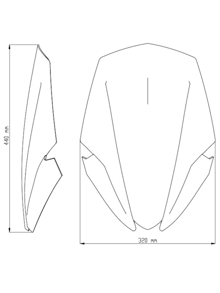 Owiewka PUIG Touring do Suzuki GSX-S 750 (17-21) przezroczysta