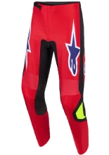 Spodnie cross Alpinestars MX Fluid Grid czarno-czerwone-fluo