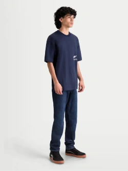 Koszulka z krótkim rękawem Alpinestars Institute Oversized CSF niebieska