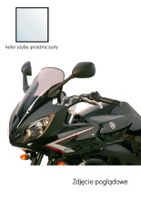 Szyba motocyklowa MRA Oryginalny kształt "O" Yamaha FZ 600 S2 Fazer [07-11] przeźroczysta