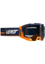 Gogle motocyklowe Leatt Velocity 5.5 z przezroczystą szybą, niebiesko-pomarańczowe