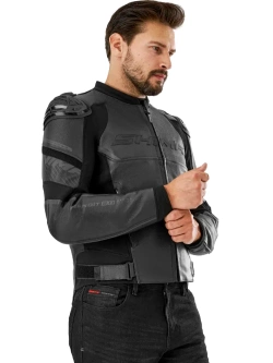 Kurtka motocyklowa skórzana Shima Bandit 2.0 czarna