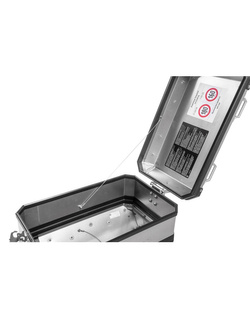 Podwyższenie kufrów Touratech Volume Booster do oryginalnych aluminiowych kufrów BMW srebrne