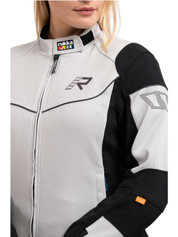 Kurtka motocyklowa damska tekstylna Rukka Airgobina 2.0 czarno-szara