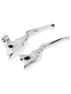 Dźwignie hamulca/ sprżegła Kuryakyn Enygma Harley Davidson FLT (08-13) (wybrane modele) srebrne