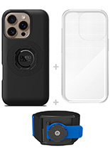 Zestaw do biegania: etui MAG na telefon iPhone 16 Pro (magnetyczne) + wodoodporny pokrowiec MAG + opaska sportowa Quad Lock