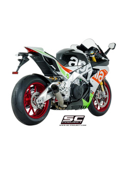 Tłumik SLIP-ON S1 Titanium low position SC-Project do Aprilia RSV4 RF/RR 2017
