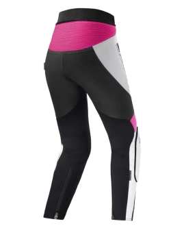 Kombinezon motocyklowy dwuczęściowy damski Shima Miura 2.0 czarno-biało-różowy