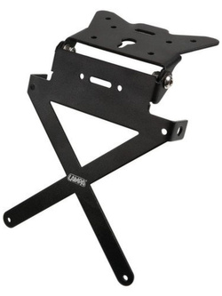 Uniwersalne mocowanie tablicy rejestracyjnej Lampa X-Plate z regulacją nachylenia aluminiowe czarne