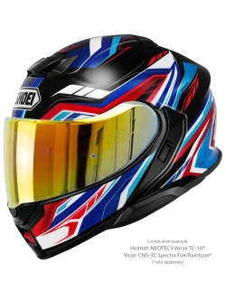 Kask szczękowy Shoei Neotec 3 Voryx TC-10 czarno-niebiesko-czerwony