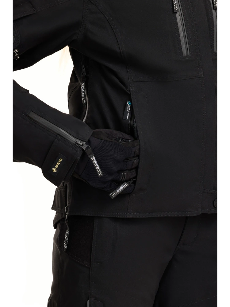 Kurtka motocyklowa damska tekstylna Rukka FlexoRina czarna