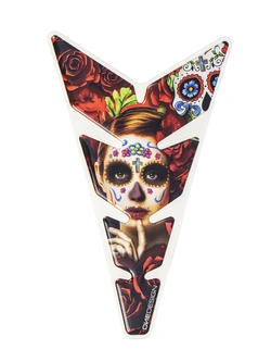 Tankpad Uniwersalny Onedesign Moon Slim Mexican Woman czerwony