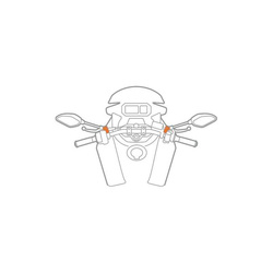 Uchwyt Lampa z elastycznym ramieniem i otworem 10x14 mm