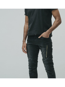 Jeansy motocyklowe Rebelhorn Vandal Twill czarne