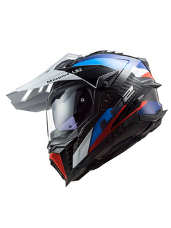 Kask integralny LS2 MX701 Explorer C Frontier czarno-niebieski