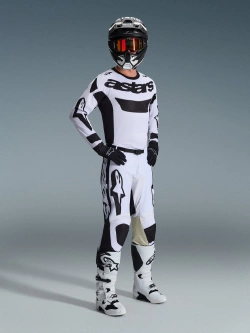 Spodnie cross Alpinestars MX Racer Riway biało-czarne