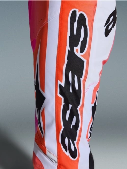 Spodnie cross Alpinestars MX Race Air biało-różowo-fioletowe