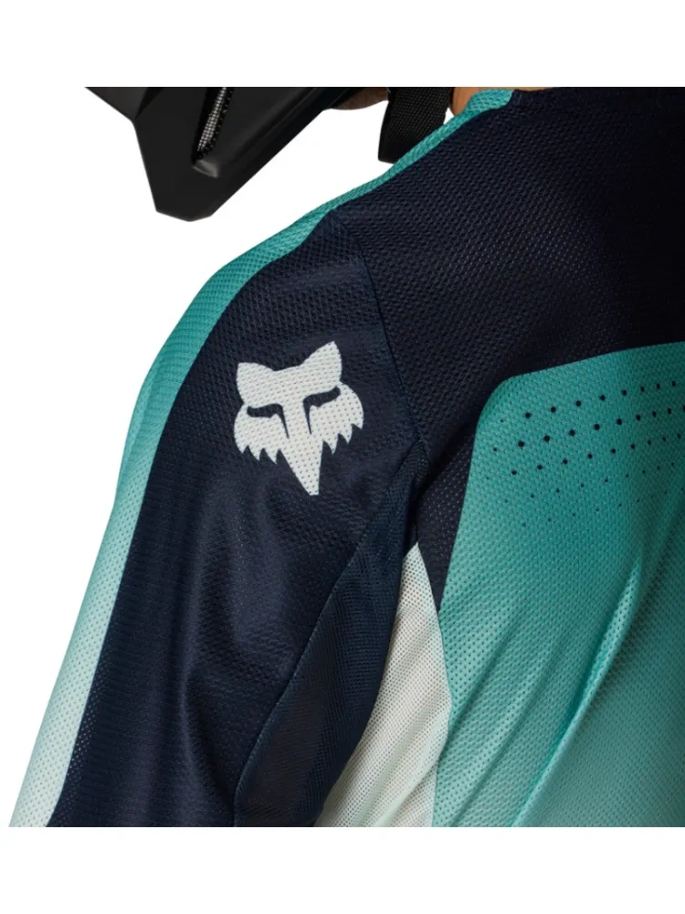 Bluza enduro Fox 180 Air Taper czarno-biało-niebieska