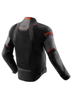 Kurtka motocyklowa tekstylna Rebelhorn Hiflow V czarno-szaro-czerwona