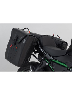 Sakwy wodoodporne SysBag WP M/M SW-MOTECH + stelaże SLC Kawasaki Z 650 (16-)/ S (25-), Ninja 650 (17-) [pojemność: 2 x 17-23L]
