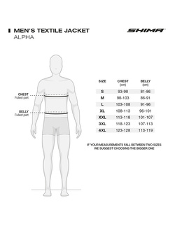 Kurtka motocyklowa tekstylna Shima Alpha niebieska