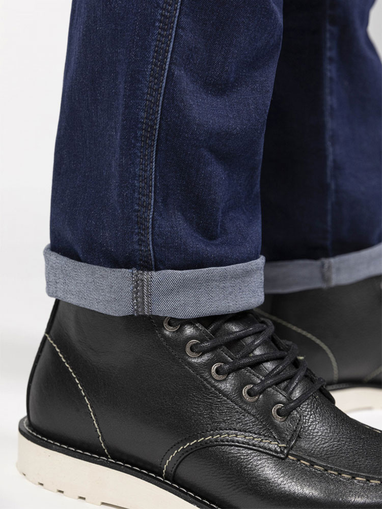 Jeansy motocyklowe John Doe Original granatowe