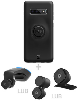 Zestaw do samochodu: etui na telefon Samsung Galaxy S10+ + mocowanie Quad Lock
