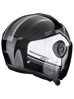 Kask otwarty Scorpion Exo-City II Vita czarno-biały