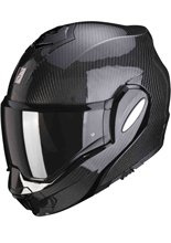 Kask szczękowy Scorpion Exo-Tech Carbon Solid czarny