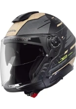 Kask otwarty Schuberth J2 Nova czarno-szaro-brązowy
