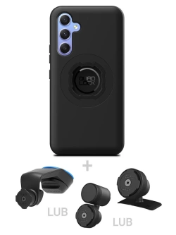 Zestaw do samochodu: etui MAG na telefon Samsung Galaxy A55 (magnetyczne) + mocowanie Quad Lock