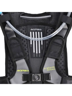 Plecak enduro Acerbis X-Storm Logo z bukłakiem 3 litry, czarny-fluo [pojemność: 14.5 l]