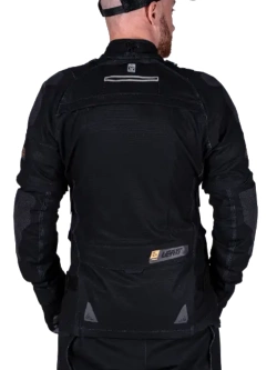 Kurtka motocyklowa tekstylna Leatt Rally 5.5 Stealth czarna