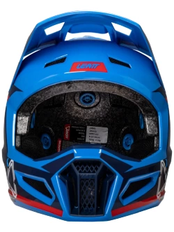 Kask enduro Leatt Moto 3.5 V25 Royal z goglami niebiesko-czerwonymi
