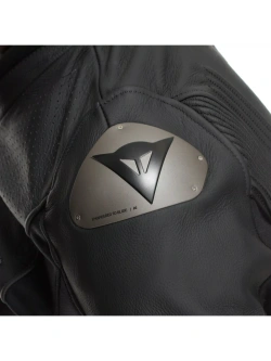 Kurtka motocyklowa skórzana Dainese Racing 5 [wersja perforowana] czarna