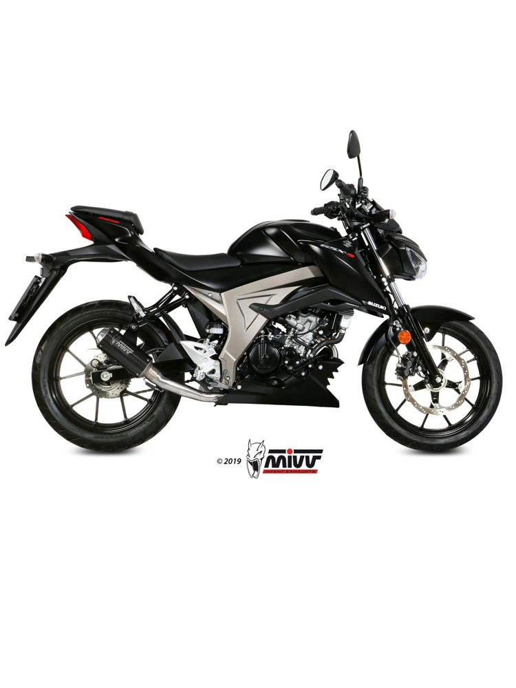 Pełny układ wydechowy (MK3) MIVV do Suzuki GSX-R / GSX-S 125 (17-20) carbon