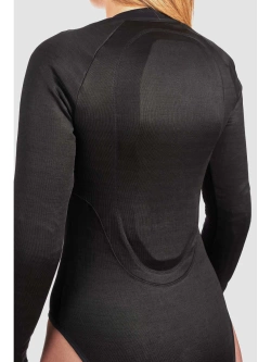 Body damskie z ochraniaczami Pando Moto Bia czarne