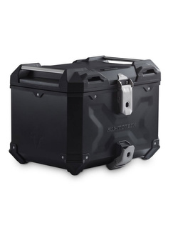 Zestaw: kufer centralny czarny TRAX ADV + stelaż Street-rack SW-Motech BMW F 900 R / XR [19-] [pojemność: 38 L]