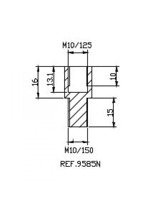 Adapter lusterek PUIG Hi-Tech BMW (wybrane modele) z owiewką (lewy)