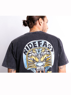 Koszulka motocyklowa John Doe Lion Black Out czarna