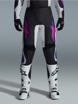 Spodnie cross Alpinestars MX Fluid Grid czarno-szaro-fioletowe