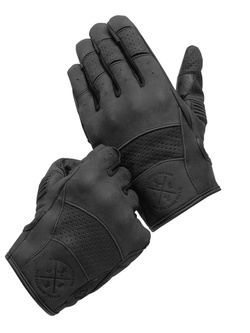 Rękawice motocyklowe damskie skórzane Broger California czarne 