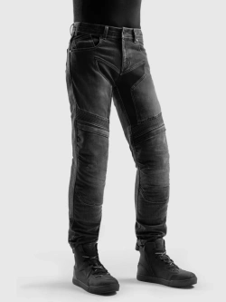 Jeansy motocyklowe Rebelhorn Eagle 4 Regular Fit czarne