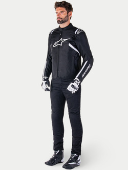 Kurtka motocyklowa tekstylna Alpinestars T-SPS V2 czarno-biała